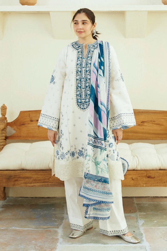 Zara Shahjahan - Coco Embroidered Lawn Eid Collection IVORY