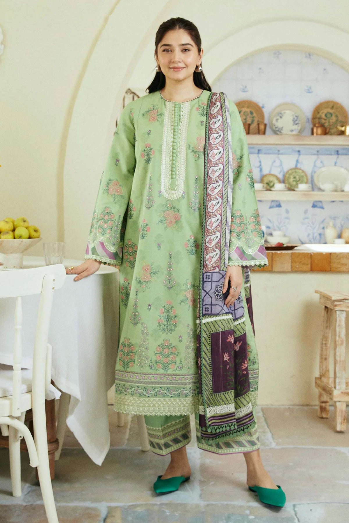 ZARA SHAH JAHAN GREEN