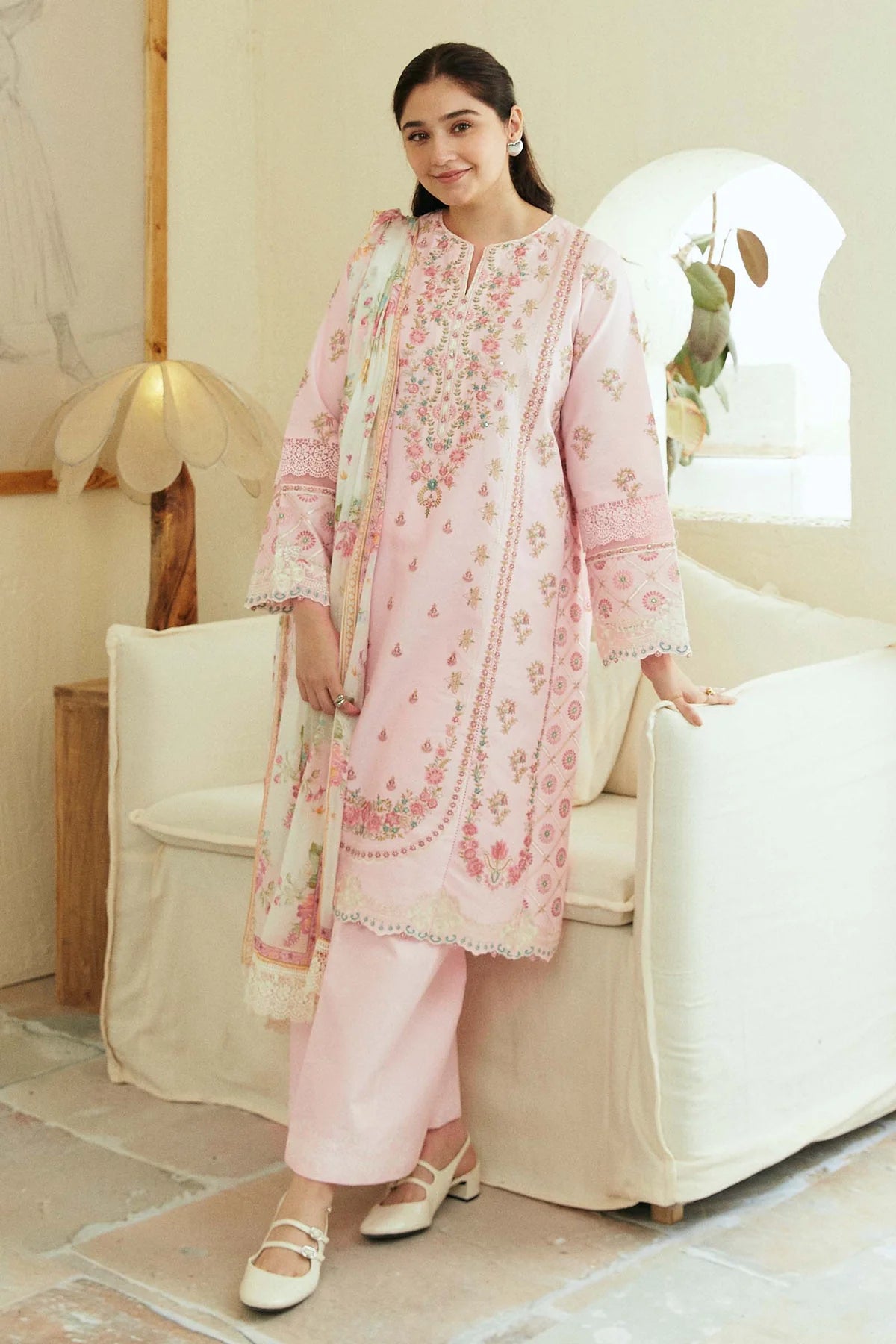 ZARA SHAH JAHAN LIGHT PINK