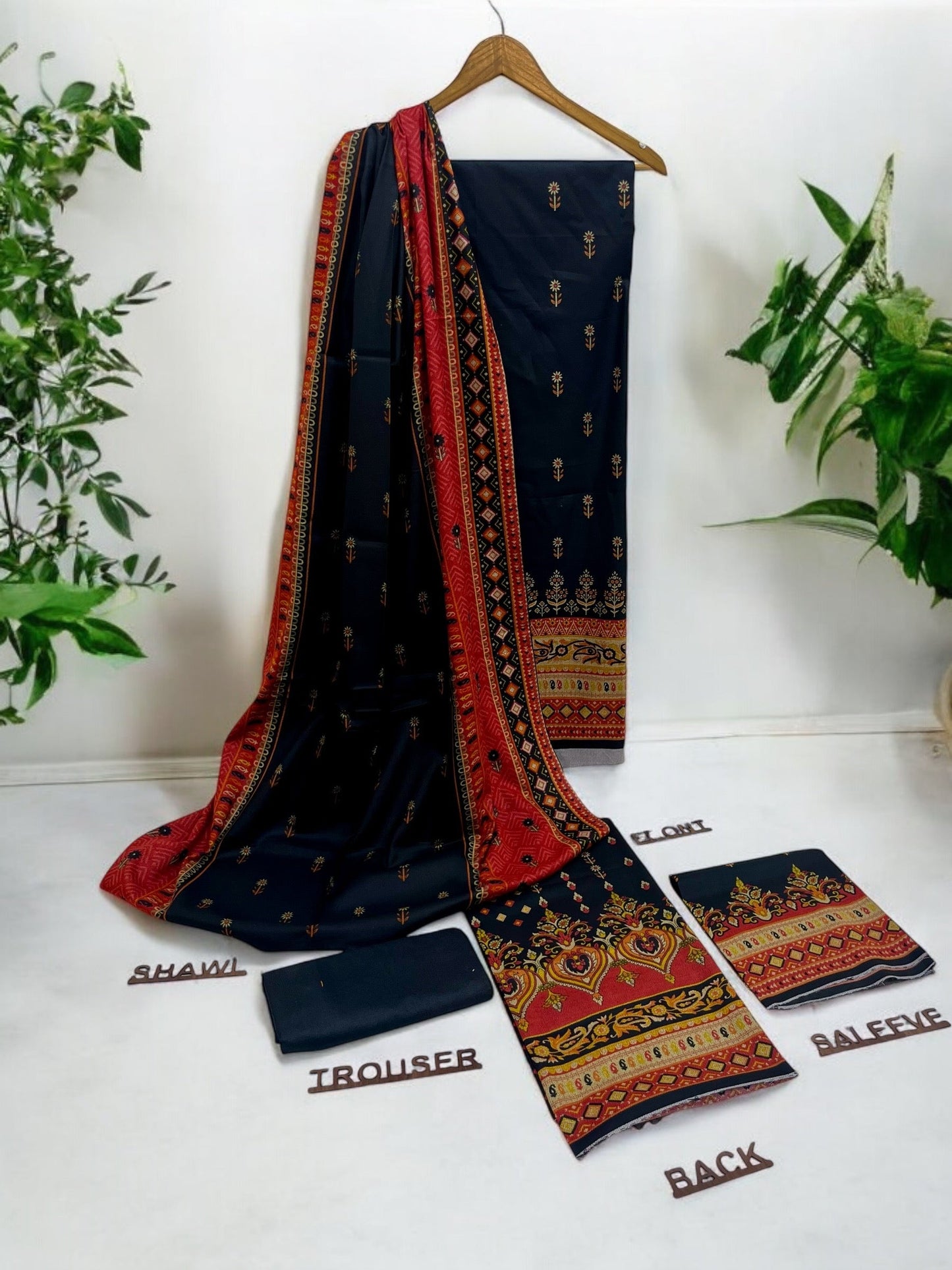 Digital Print| Dhanak 3pc | Alkaram 004