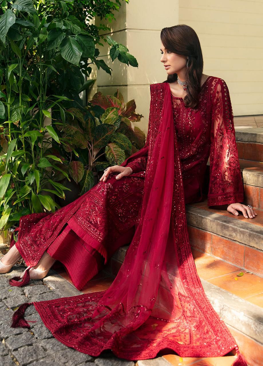 GULAAL SOFT CHIFFON EMBROIDERY COLLECTION UNSTITCHED 3 PIECE