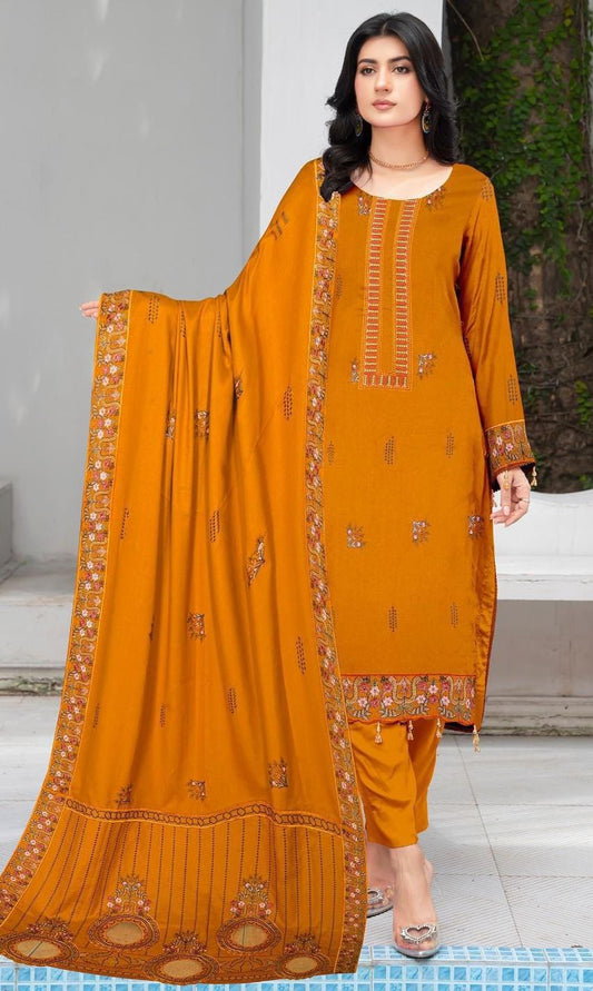 DHANAK Mushq Luxury Dress 3PC