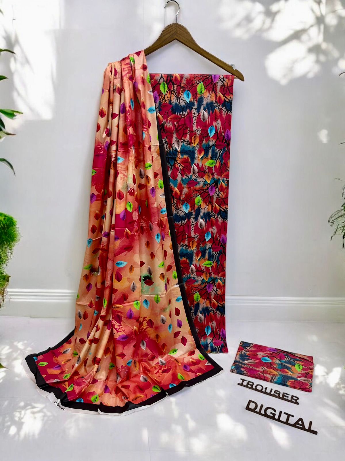 DIGITAL PRINTED | LINEN ALLOVER 3PC | ALKARAM 007